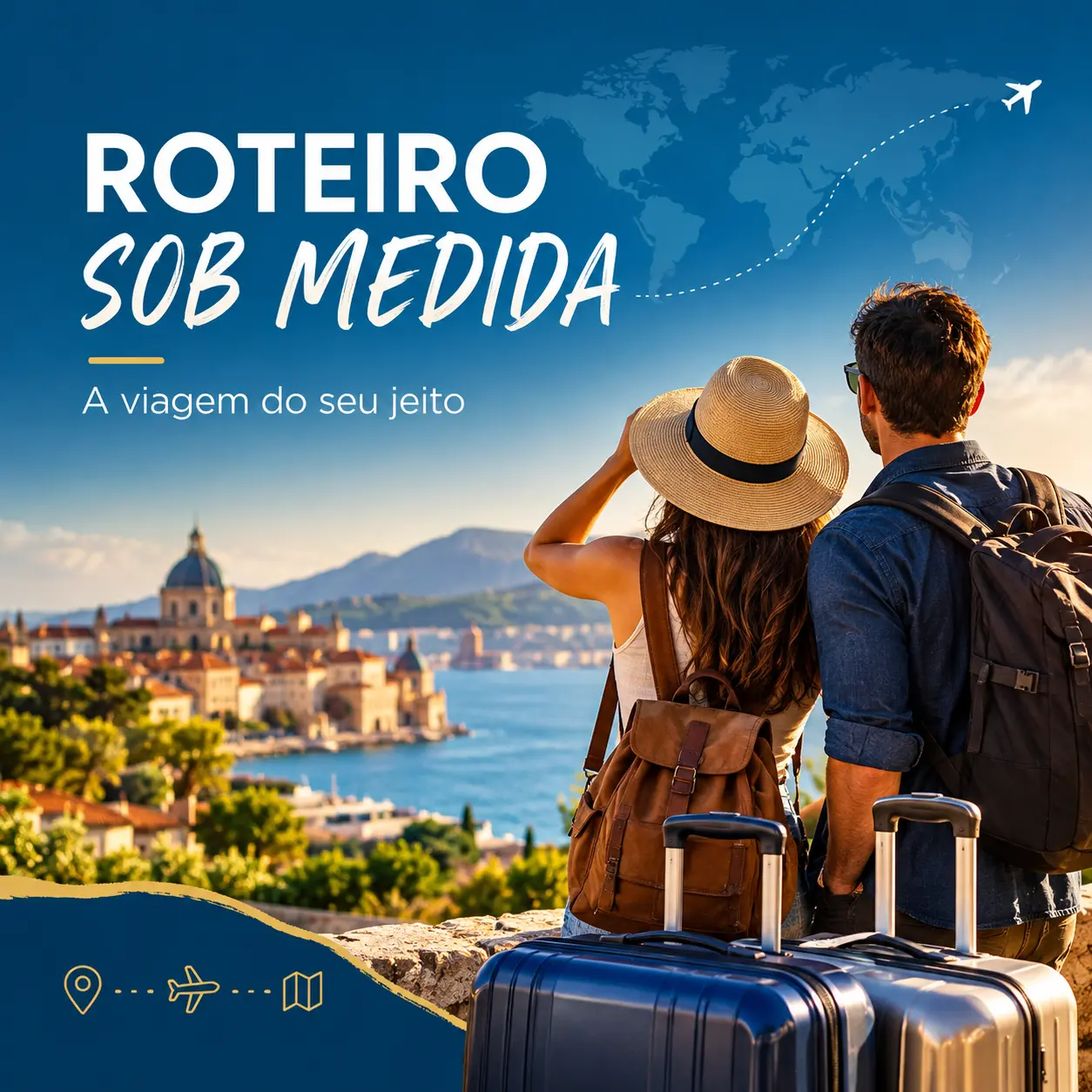 Roteiro de viagem individual montado sob medida pela Go Travel